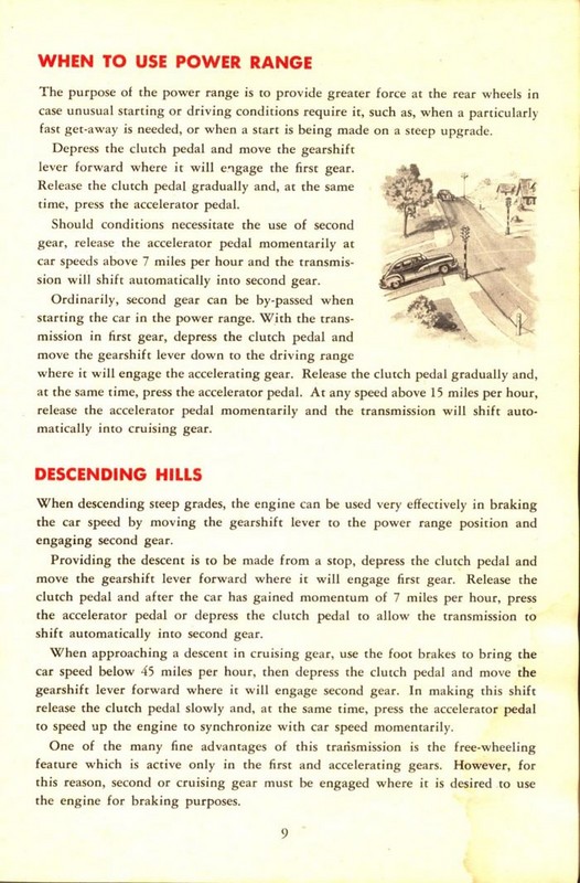 1946 Chrysler Owners Manual Page 35